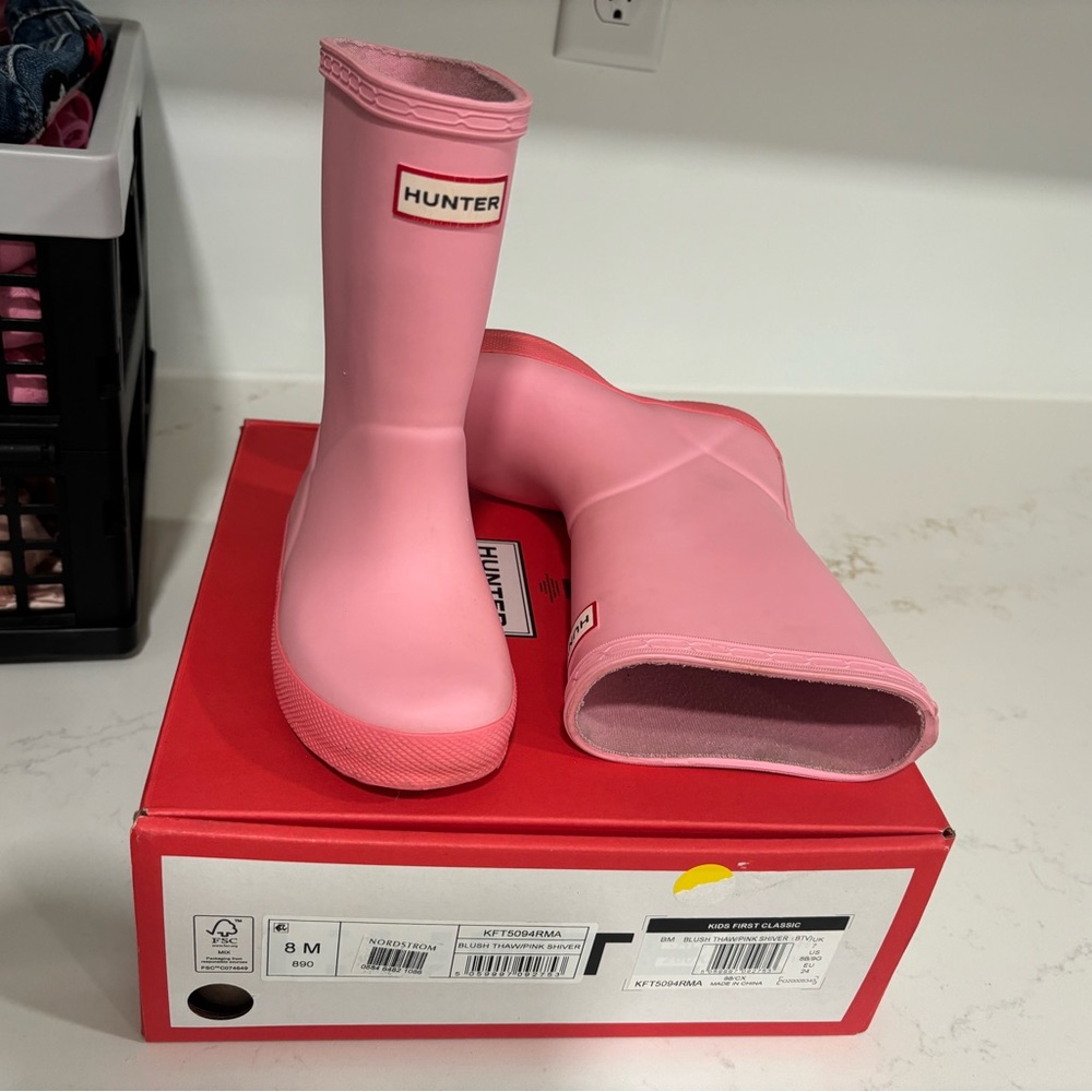 Hunter Girl's First Classic (Toddler/Little Kid) blush thaw/pink shiver